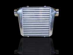 Intercooler FMIC 550 x 300 x 76mm (350 x 300 x 76mm) - výstupy 76mm