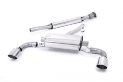 Secondary catback výfuk Milltek Toyota GT86 2.0 (12-) - verze s rezonátorem - koncovky leštěné (homologace)