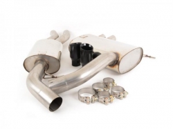 Secondary catback výfuk Milltek BMW 1-Series E82 / E88 Coupe/Cabriolet 135i N54 (08-10) - koncovka černá (homologace)