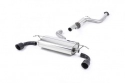 Catback výfuk Milltek Ford Focus Mk2 ST 225 (05-10) - verze s rezonátorem - koncovky černé GT