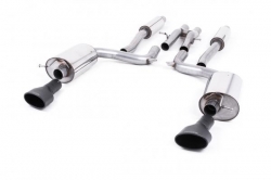 Catback výfuk Milltek Audi RS6 C6 5.0 V10 Bi-turbo Quattro (08-10) - verze s rezonátory - koncovky černé (homologace)