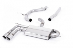 Particulate filter back výfuk Milltek VW Scirocco Mk3 GT 2.0 TDi CR 170 (09-) - koncovka leštěná