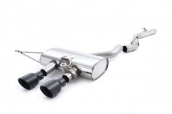 Catback výfuk Milltek VW Golf 6 R 2.0 TSI 270PS (09-13) - verze bez rezonátoru - koncovky černé