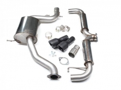 Catback výfuk Milltek VW Golf 6 GTi 2.0 TFSI 210PS (09-13) - verze s rezonátorem Race - koncovky černé