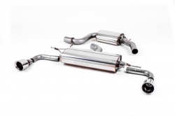 Catback výfuk Milltek VW Golf 6 GTi 2.0 TFSI 210PS (09-13) - verze s rezonátorem - koncovky leštěné 100mm GT