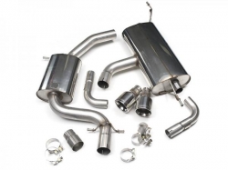 Catback výfuk Milltek VW Golf 6 GTi 2.0 TFSI 210PS (09-13) - verze s rezonátorem - koncovky leštěné 100mm Jet (homologace)