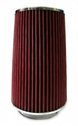 Sportovní filtr univerzální 76mm červený