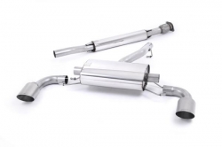 Secondary catback výfuk Milltek Subaru BRZ 2.0 (12-) - verze s rezonátorem - koncovky titanové (homologace)