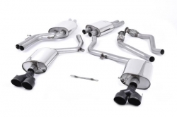 Catback výfuk Milltek Audi S4 B8.5 3.0 TFSI (12-16) - silniční verze - koncovky černé