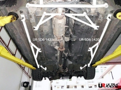 Rozpěrná tyč Ultra Racing Mitsubishi Lancer Evo 10 X - boční podlahové výztuhy