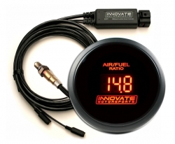 Přídavný budík Innovate Motorsports DB + LC-2 O2 kontrolér - wideband kit (širokopásmová lambda sonda) - červený