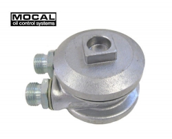 Relokační adaptér k ol. filtru Mocal 3/4"-16UNF - boční vývody D-10
