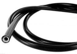 Teflonová hadice pro brzdovou soustavu s nerezovým a PVC opletem D-03