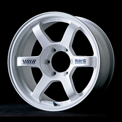 Alu racingová kola Volk Racing TE37 Large P.C.D. (White)