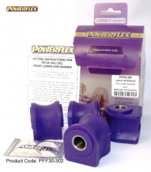 Silentbloky Powerflex Lancia Delta Integrale 16V Front Wishbone Bush 12mm (1)