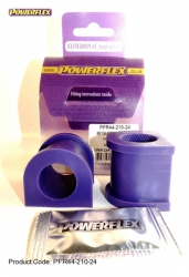 Silentbloky Powerflex Mitsubishi Lancer Evo 8/9 Rear Anti Roll Bar Bush 24mm (13)