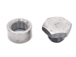 Prodlužovací adaptér na lambda sondu 12mm se záslepkou Innovate Motorsports - ocel