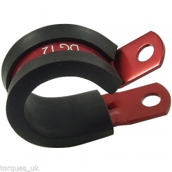 Svorka P Clip / držák hadice - 25,4mm - červená