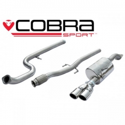 Catback výfuk Cobra Sport Citroen DS3 1.6 THP 155 & Racing (10-) - verze bez rezonátoru