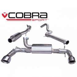 Catback výfuk Cobra Sport Fiat 500 Abarth 1.4 Turbo (08-) verze s rezonátorem