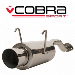 Zadní tlumič výfuku Cobra Sport Honda Civic EP3 2.0 Type-R (00-06) - koncovka kulatá Jap style
