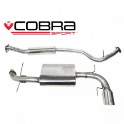 Catback výfuk Cobra Sport Subaru Impreza WRX Turbo Hatchback (08-11) - verze s rezonátorem