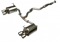Catback výfuk Invidia typ Q300 pro Subaru Impreza GV WRX/STi (11-13) - homologace (leštěné koncovky)