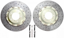 Brzdové karbon-keramické kotouče Surface Transforms na Nissan GT-R R35 mimo Spec V (08-10) - přední 400 x 34mm