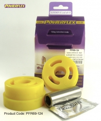 Silentbloky Powerflex Subaru Impreza WRX/STi GD/GG (00-07) Rear Subframe-Front Outrigger To Chassis Right Side (8)