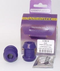 Silentbloky Powerflex Audi Coupe Quattro / 80/90 Avant Quattro / S2 Coupe B3 Front Outer Roll Bar Mount Lower 12mm (3)