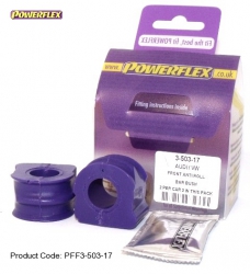 Silentbloky Powerflex Audi S3 8L 4WD (99-03) Front Anti Roll Bar Mounting 17mm (3)