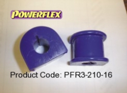 Silentbloky Powerflex Audi A4 / S4 Quattro (95-01) / RS4 Quattro (00-01) Rear Anti Roll Bar Bush 16mm (10)