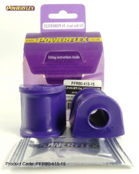 Silentbloky Powerflex Opel Astra F (92-98) Rear Anti Roll Bar Mount Inner 15mm (8)