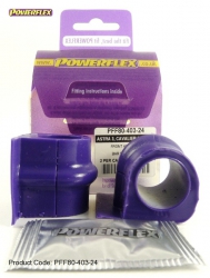 Silentbloky Powerflex Opel Calibra 4WD / Cavalier 4WD / Vectra A (89-95) Front Anti Roll Bar Mount 24mm (3)