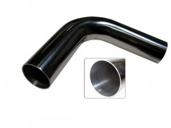 Hliníkové (Alu) koleno 75° - průměr 51mm (2 palce) - délka 60cm