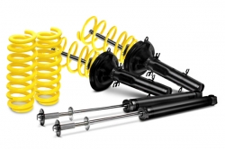 Kompletní sportovní podvozek ST suspensions pro BMW řady 3, E30 (3/1, 3/R) sedan 320i, 323i, 325i, 325e, 324d, 324td, r.v. 11/88-08/91, snížení 40/40mm, pro průměr těhlice 45 mm