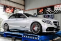 Zadní tlumiče výfuku Innotech (IPE) na Mercedes C-Klasse W205 C63 AMG (15-) - titanové