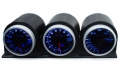 Držák na palubovku Depo Racing pro 3 přídavné budíky 52mm - černý