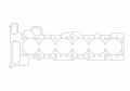 Těsnění pod hlavu Athena pro BMW E46 320i/325i-330i / 320-330Ci 24V M52/M54 B25-B30 (00-02) - vrtání 85,1mm / tloušťka 1,5mm (měděné)