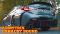 Catback výfukový systém Armytrix na Lexus RC-F 5.0 V8 467PS 2UR-GSE (14-) - černé koncovky