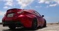 Catback výfukový systém Armytrix na Lexus RC-F 5.0 V8 467PS 2UR-GSE (14-) - černé koncovky