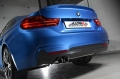 Catback výfuk Milltek BMW 4-Series F32 428i Coupe automat N20 (14-19) - verze s rezonátorem - koncovky dual titanové
