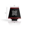 Univerzální sportovní filtr Pipercross výška 200mm x šířka 200mm - průměr 60mm (sportovní pěna)