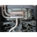Turboback výfuk Cobra Sport Audi A3 8P 2.0 TFSI 2WD 3/5dv. (04-12) - verze bez rezonátoru a sport. katalyzátorem