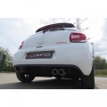 Catback výfuk Cobra Sport Citroen DS3 1.6 THP 155 & Racing (10-) - verze bez rezonátoru