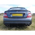 Zadní tlumič výfuku Cobra Sport Mercedes W204 C200/C220/C250 Diesel (07-13) - koncovky Quad