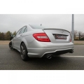 Zadní tlumič výfuku Cobra Sport Mercedes W204 C200/C220/C250 Diesel (07-13) - koncovky Twin
