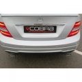 Zadní tlumič výfuku Cobra Sport Mercedes W204 C200/C220/C250 Diesel (07-13) - koncovky Twin
