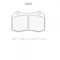 Brzdové destičky CL Brakes RC8-R - 4022T15RC8R