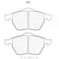 Brzdové destičky CL Brakes RC6-E - 4031RC6E